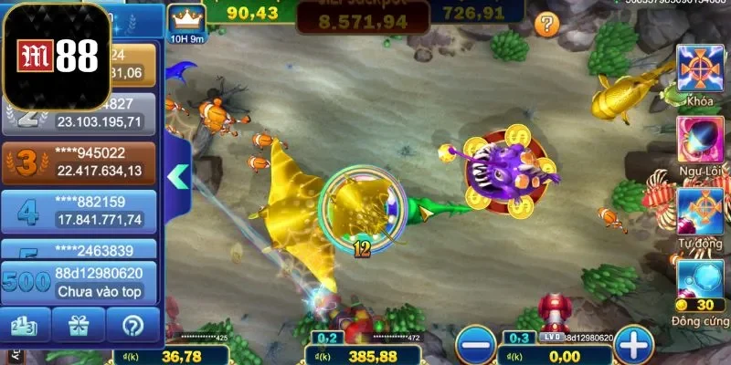Game bắn cá trực tuyến m88